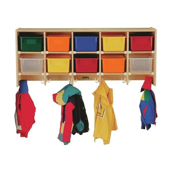 Jonti-Craft LOCKER, WALL MOUNT, WOODGRAIN JNT0771 - main